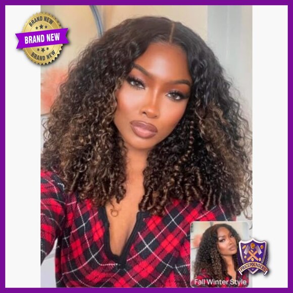 Human Hair Glueless Wig 18 Inch No Slip HD Lace Pre Cut Pre  Human Hair Glueless Wig 18 Inch No Slip HD Lace Pre Cut Pre Plucked